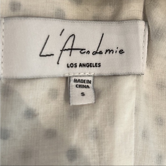 L’Academie Los Angeles Textured Cotton Square Neck Fit & Flare Midi Dress - Picture 7 of 12